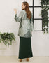 BAJU KURUNG PAHANG MODEN AVERY (EMERALD GREEN)